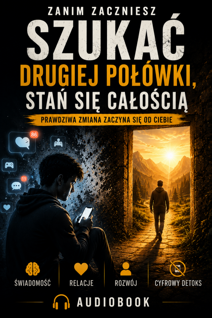okładka audiobooka 'Zanim zaczniesz szukać drugiej połówki, stań się całością'