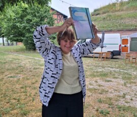 Uczestnicy Lipcowego Spaceru Rysunkowego