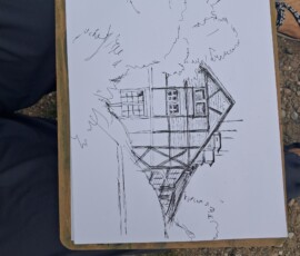 Uczestnicy Sierpniowego Spaceru Rysunkowego