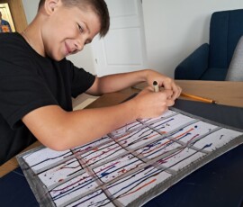 uczestnicy zajęć artystycznych