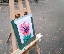 uczestnicy zajęć artystycznych